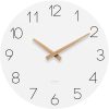 bulk purchase mooas flatwood wall clock,12" wood wall clock non-ticking sweep movement decorative wall clock battery operated wall clock for home living room kitchen bedroom office school (wood) trade price