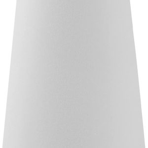 oem/odm services simple vase for flowers plants, matte vases for modern table shelf home decor wedding boho decor, 6" h frosted elegant ceramic vase for pampas grass fluffy stem bouquet lavender flowers (white, 1) affordable bulk deals