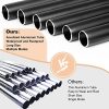 producer to buyer large aluminium wind chimes 37" inches to create a zen atmosphere suitable for outdoor, garden, patio decoration. classic black wind chimes with wind catcher suitable as a gift for unisex discounted pricing