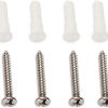 bulk purchase sumnacon 2pcs aluminum alloy curtain holdbacks - wall mounted drapery tiebacks with screws, decorative curtain holders for bedroom livingroom bathroom office home decor, white factory discount