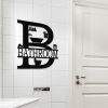 factory direct xort metal bathroom wall decor, farmhouse metal bathroom wall art, funny bathroom sign for modern home hanging decorations. (black - 12 x 14 inch) volume discount