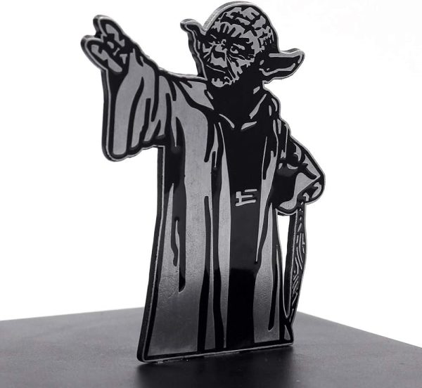 supplier direct master yoda force metal bookend, double-sided printing yoda pattern, creative gift for star war lovers wholesale prices