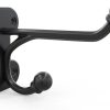 competitive pricing rustic wall hooks heavy duty: black cast iron hooks for bags, coat, towels and hat, farmhouse decorative antique wall hooks one-stop wholesale
