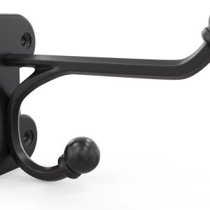 competitive pricing rustic wall hooks heavy duty: black cast iron hooks for bags, coat, towels and hat, farmhouse decorative antique wall hooks one-stop wholesale