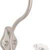 competitive pricing liberty 128734 acrylic facets design coat and hat hook, satin nickel and clear one-stop wholesale