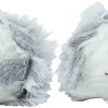 dropship from factory kurt adler c2225 5-inch furry gray owl set of 2 mass production supply
