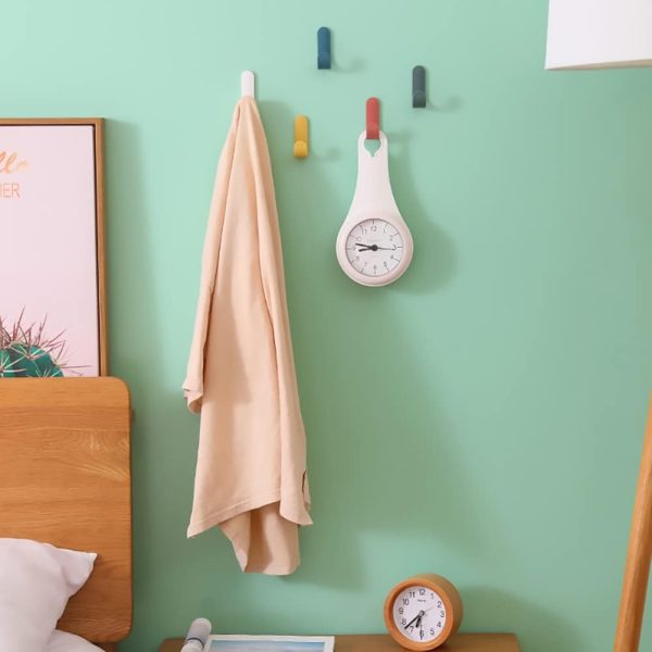 competitive pricing 12 pack adhesive hooks utility wall hooks key hooks for wall decorative key holder rack self adhesive wall hooks for towels, hats, shower, kitchen, living room, office one-stop wholesale