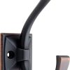 competitive pricing liberty hardware 137246 ruavista coat and hat hook, single, bronze with copper highlights one-stop wholesale