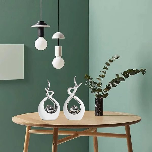 dropship from factory norrclp home decor modern abstract art ceramic statue table decorations for dining room living room office centerpiece mass production supply