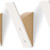 competitive pricing wall coat hook rack - set of 3 - beech wood white metal hooks for hanging coats - hat hooks for wall - decorative wall hooks - hat hangers for wall one-stop wholesale