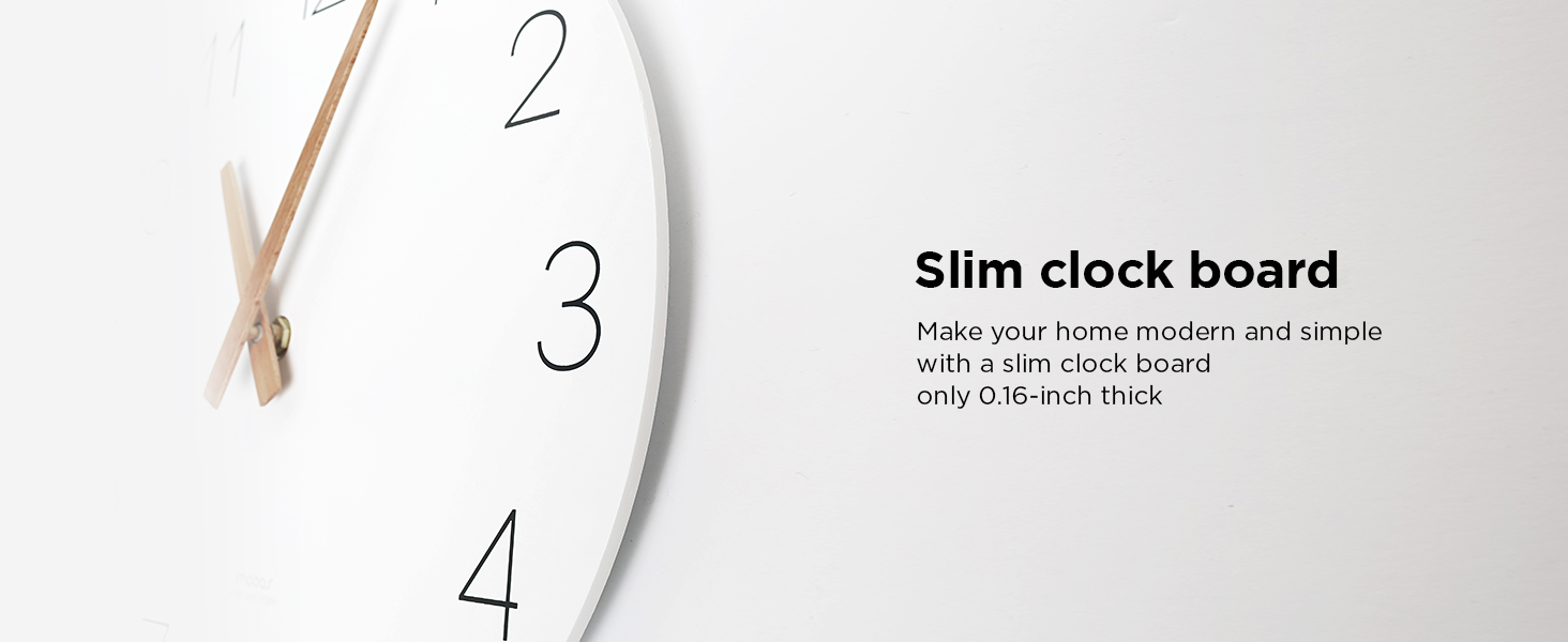 bulk purchase mooas flatwood wall clock,12