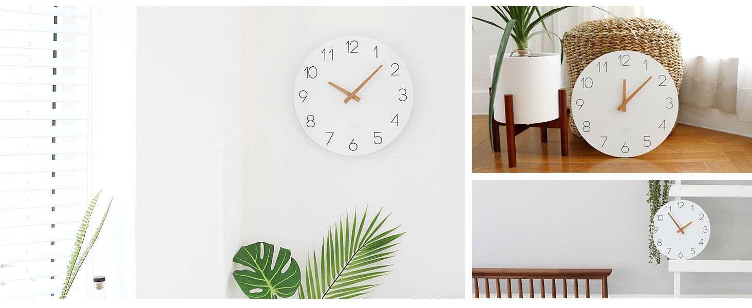 bulk purchase mooas flatwood wall clock,12