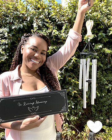 producer to buyer angel memorial wind chimes for loss of loved one - 34
