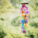 producer to buyer solange & frances wind chimes for outside – gifts for mom, ideal gifts for women who have everything, turquoise capiz shell windchimes, gardening gifts for grandma, indoor decor discounted pricing