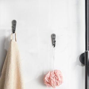 competitive pricing 15 pcs black wall mounted coat hooks, hanger hook with 30 pieces screws for towel, key, robe, scarf, bag, cap, coffee cup, mugs one-stop wholesale