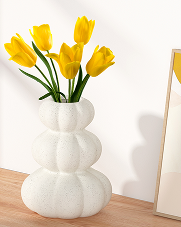 oem/odm services white vases for decor, heart shaped ceramic vase set of 2, nordic heart shaped vases, minimalist decorative vase for table centerpiece wedding dining living room office house decoration affordable bulk deals