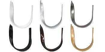 bulk purchase decorative curtain holdbacks,wall mounted window drapery tiebacks for bedroom,livingroom,office come with screws (nickel,2) factory discount