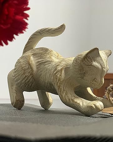 supplier direct book ends for shelves decorative, cast iron heavy duty bookends for heavy book, unique cute cat bookend for home/office decor, antique classic black 2pcs wholesale prices