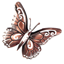 producer to buyer wind chimes outdoor clearance, butterflies aluminum tube windchime with s hook,patio garden decor, housewarming gift. discounted pricing