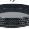wholesale direct carah & cossh round wooden tray, black round decorative wood tray, round modern decorative tray, perfect for storage and display (black) bulk purchase at factory prices