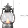 custom wholesale hanging hurricane lantern, 4inch led vintage lantern metal, water and impact-resistant lantern with carry handle for antique designer light study room bedroom(random style) oem/odm services