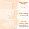 supplier direct acrylic bookends 4 pcs, clear book ends for shelves, transparent bookend organizer, book holder stand decorative, book stoppers for heavy duty books, cd, file, video games wholesale prices