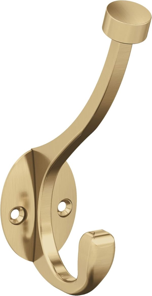 competitive pricing amerock h55465cz | adare double prong decorative wall hook | champagne bronze hook for coats, hats, backpacks, bags | hooks for bathroom, bedroom, closet, entryway, laundry room, office one-stop wholesale