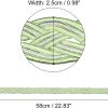 bulk purchase uxcell 4pcs curtain tiebacks, 58cm/23 braided drapery holdback holder decorative rope tie back, green/silver factory discount