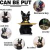 wholesale direct modern decor resin bulldog tray statue piggy bank tray storage entrance key holder candy jewelry earrings tray suitable for home decor modern art dining table decor office small object tray bulk purchase at factory prices