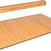 manufacturer direct nightcore bamboo floor mat, 5’ x 8’ bamboo area rug for home, anti slip kitchen floor rug, indoor mat rug, rolling matting carpet, perfect for for bathroom, bedroom, living room, natural trade price