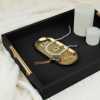 wholesale direct wooden decorative coffee table tray, 16" serving tray with handles, matte finish decorative tray, ottoman tray for living room, perfume, vanity dresser organizer (carbon black) bulk purchase at factory prices