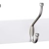 competitive pricing amazon basics rectangular wall-mounted farmhouse coat rack, 5 hooks, white one-stop wholesale