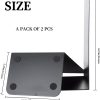 supplier direct 2pcsmetal book ends book ends decorative bookends book ends for shelves book holder (black) wholesale prices