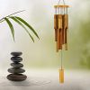 producer to buyer bamboo wind chimes outdoor,wooden wind chimes with melody deep tone,30" classic zen garden windchime for relaxation, grace.home décor for patio, garden or indoor discounted pricing