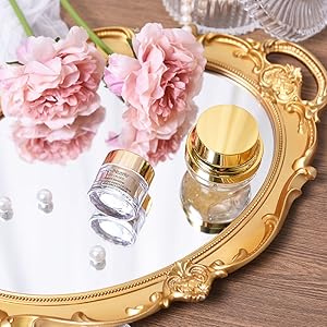 wholesale direct sooyee decorative tray,bathroom tray vanity tray decor, gold tray mirror tray for dessert table,coffee table,vanity,home decor,serving tray with handle bulk purchase at factory prices
