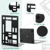 supplier direct sayglossy 3 pairs metal bookends for shelves decorative tree book holder leaf bookends geometrical art design book stopper for book divider holder home office (black,geometrical) wholesale prices
