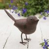 dropship from factory colonial tin works decorative small cute songbird song bird statue figurine home décor, 5.5" x 4" x 2", rust/brown (ser of 1) mass production supply