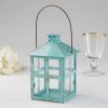 custom wholesale kate aspen vintage blue distressed large rustic lantern, 7.5 inch oem/odm services