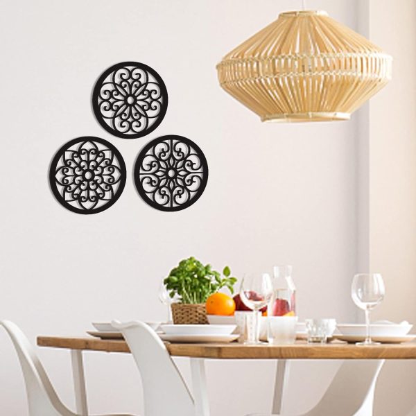 bulk purchase bnesi 3 pieces thickened rustic wood wall decor,modern farmhouse hanging decoration for living room bedroom hallway decor office kitchen wall decoration (modern style) trade price
