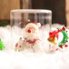 dropship from factory domestar 30pcs miniature christmas ornaments, mini resin christmas figurines miniature snowman figurines fairy garden for crafts advent calendar christmas ball fillers mass production supply