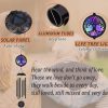 producer to buyer solar tree of life wind chimes, memorial gift for mom, wind chimes for outside, sympathy wind chimes for loss of loved one, condolence gift, outdoor garden decor discounted pricing