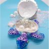 dropship from factory yu feng sea turtle figurine trinket boxes hinged collectible crystal bejeweled decorative turtle animal jewelry holder box(purple) mass production supply