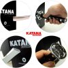 supplier direct book ends decorative, modern metal funny unique black dvd bookends for shelves, katana book stopper holder for office home, desk gifts book stands for men and book lovers wholesale prices