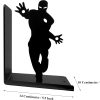 supplier direct superhero bookends | decorative bookends for shelves | non-skid book holders for shelves, table | unique home/office decor | heavy bookends| metal book ends| 7x5.5x4 inches each wholesale prices
