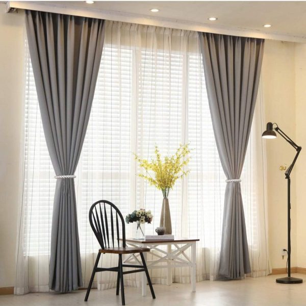 bulk purchase curtain tiebacks ropes, 2pcs decorative handmade tie backs curtain holdbacks holders cord for window sheer drapes indoor outdoor, grey factory discount