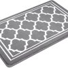 global sourcing buganda indoor door mat, resist dirt and absorbent entrance mat, anti-slip, low profile inside floor mat doormat for entryway (32x20 inches, grey) oem/odm services