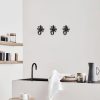 competitive pricing 5 pack coat hooks wall hooks, octopus decorative wall mounted hooks rustic metal hanger for towel, key holder, hanging coats, scarves, bags, purses, backpacks home decor (octopus) one-stop wholesale