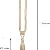 bulk purchase fenghuangwu curtain tiebacks tassel tie-backs, rope curtain tie backs handmade curtain holdbacks made from polyester 2 pack - beige factory discount