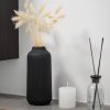 oem/odm services ceramic vase in nordic style, deco vase large for pampas grass as boho deco, vase black matt 8 inch for flowers, scandinavian design home decoration for fresh flowers, dried flowers (size m) affordable bulk deals