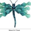 factory direct liffy metal dragonfly wall decor handmade - outdoor metal wall art decor for patio garden fence living room, bedroom, dragonfly gifts volume discount